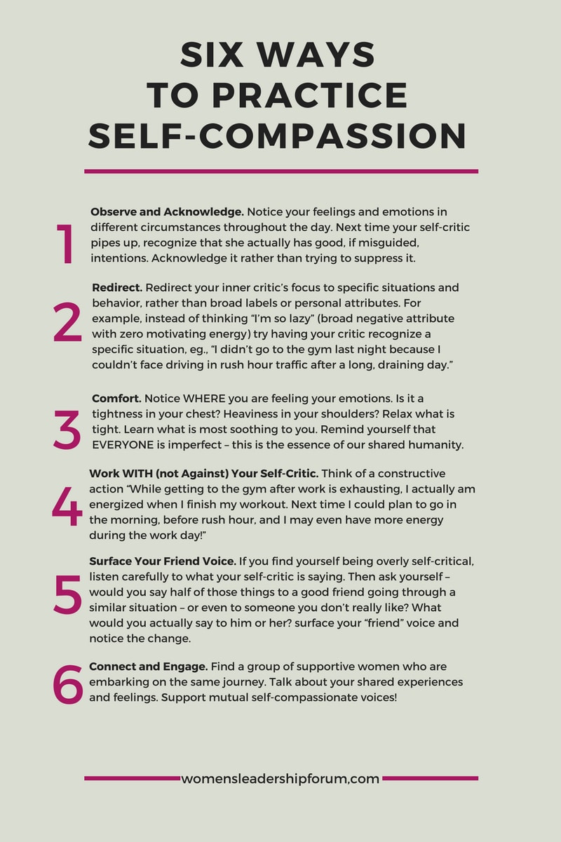 How To Practice Self-Compassion – Women's Leadership Forum